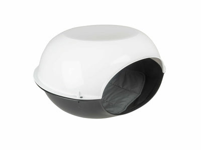 Luna cat igloo with pillow 57x38x31cm black