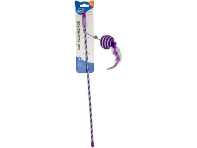 Playing Rod Catchy Glitter Ball Purple