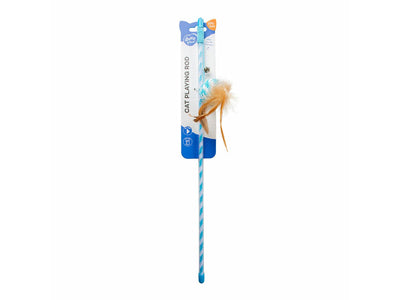 Playing Rod Catchy Paper Ball 41x4x3.5cm Blue