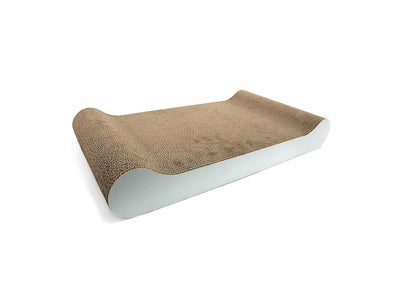 Scratching Board Sophie Sofa with Catnip 41x22x7cm White