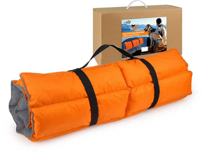 AFP Outdoor - Easy Fold Dog Travel Mat Orange