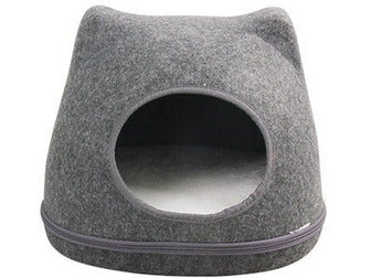 PAWISE  Felt Cat Iglo Grey 40cm