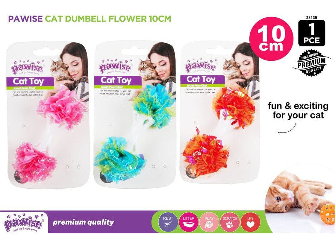 PAWISE Cat dummbell flower