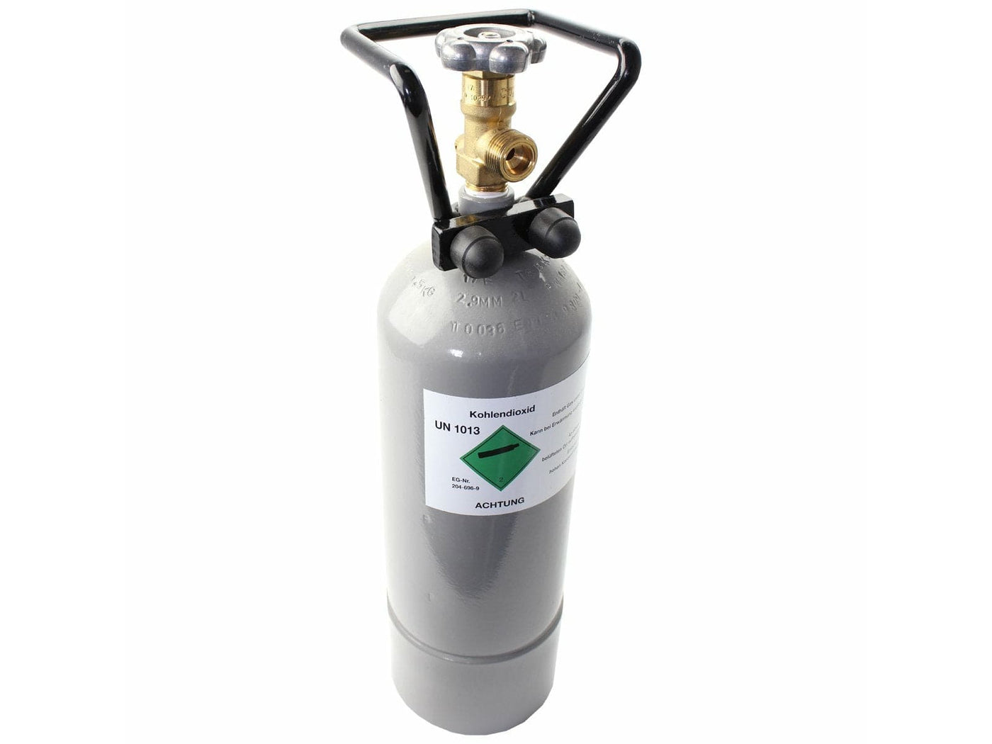 CO2 cylinder – 2.0 kg (4.4 lbs.), without filling