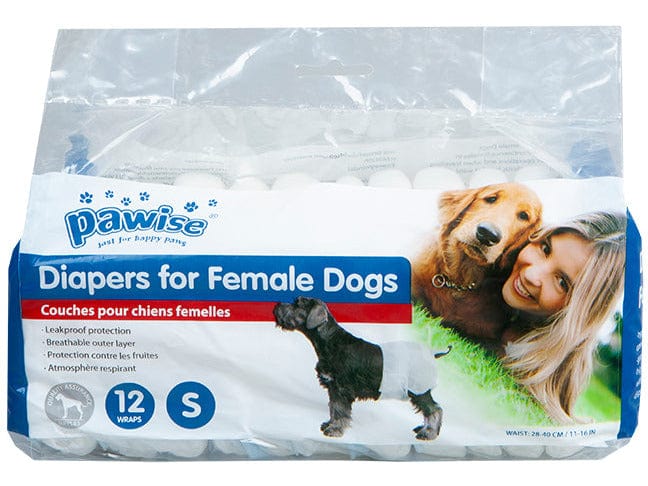 PAWISE Disposable Diapers-12pack