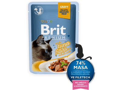 85g tuna fillets in gravy for adult cats. Made with 74% meat and 8% tuna, this wet food is rich in essential nutrients and free from artificial preservatives. Check our feeding guide for daily serving suggestions