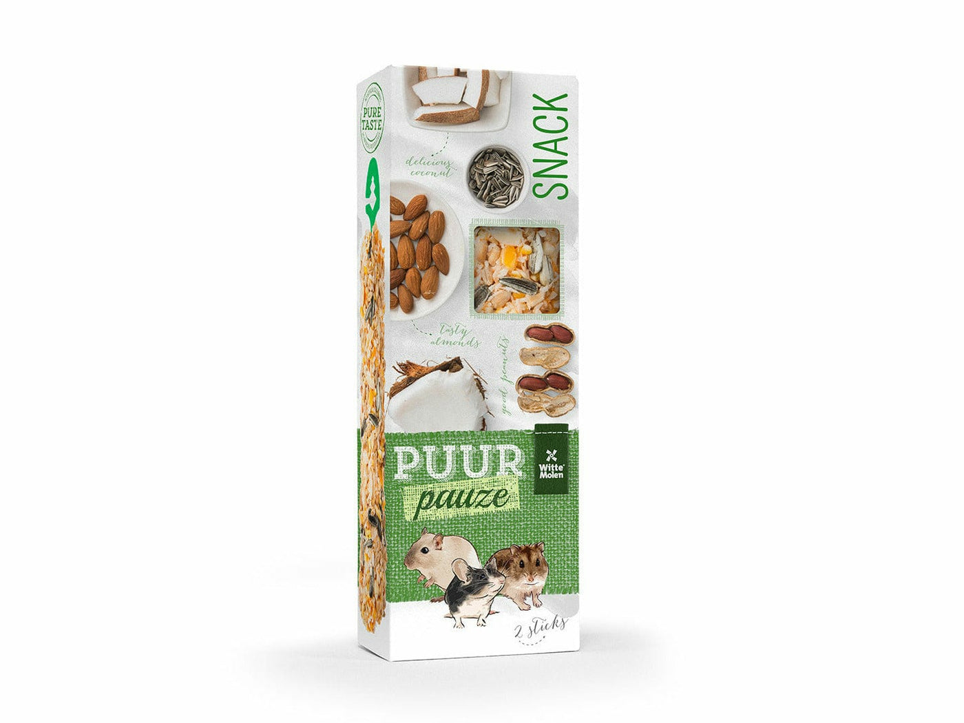 PUUR PAUZE STICKS ALMOND & PEANUT 110gr