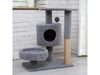 Cat Tree & Scratching Beige+Light Blue Beige+Brown Grey 60*40*75