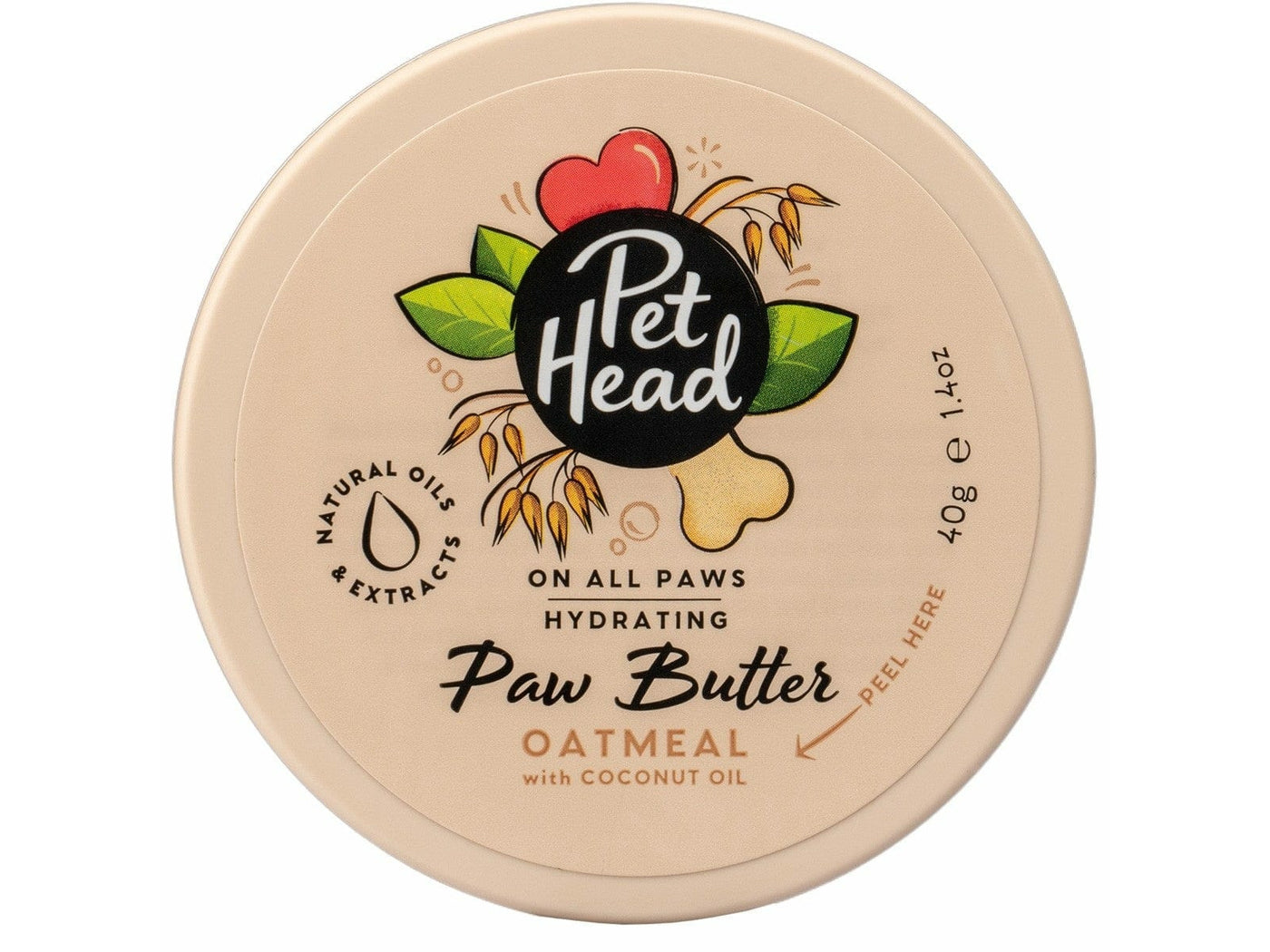Pet Head On All Paws Oatmeal Paw Butter 40g