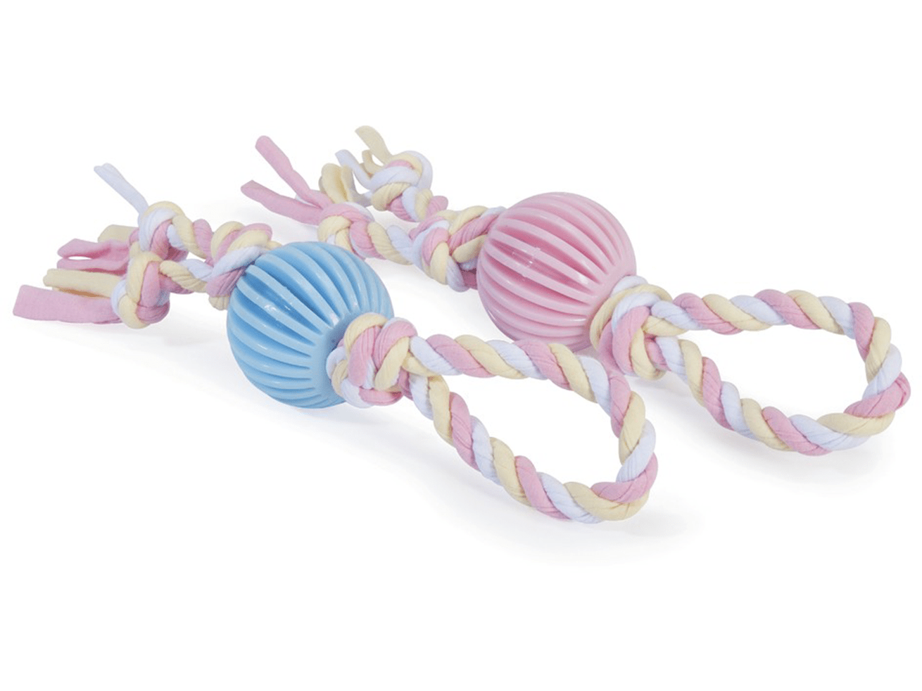 Tpr Ball (55Mm) With Fabric Rope - Cm30