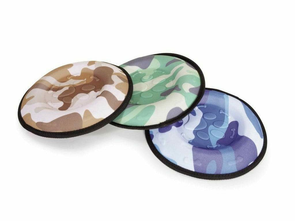 Dog Toy - Eva Frisbee With Handles - Camouflage -  220Mm
