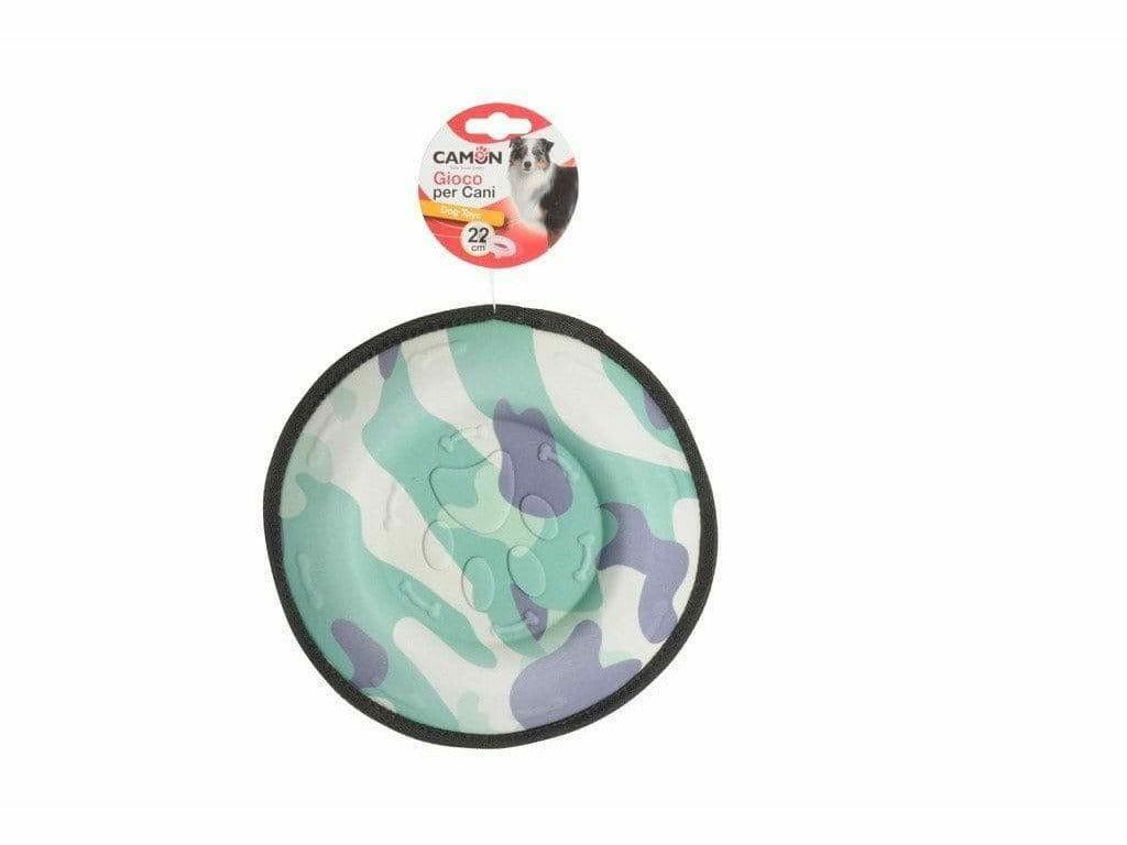 Dog Toy - Eva Frisbee With Handles - Camouflage -  220Mm