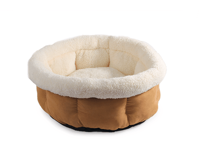 AFP(ALL For Paws) Lamb-Cuddle Bed Tan