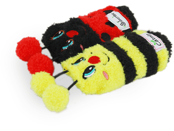 AFP (All For Paws) Cat Socks - Bug Sock - 2 Pack