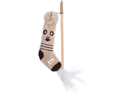 AFP (All For Paws) Cat Socks - Sock Wand Mouse