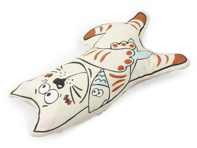 AFP (All For Paws) Catoon - Kicker Sneaky Cat - Beige