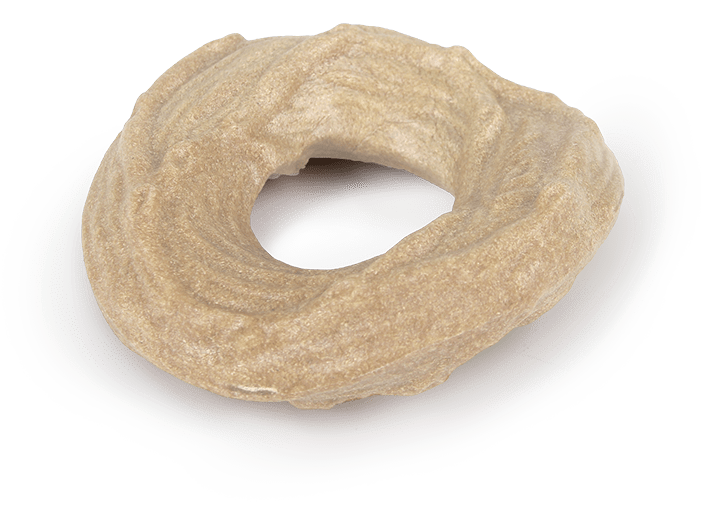 AFP (All For Paws) Dental Chews - Wood Donut - Peanut Butter Flavor Infused