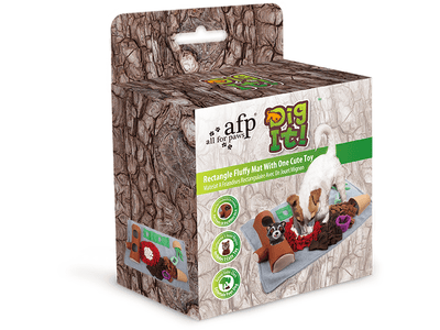 AFP (All For Paws) Dig It - Fluffy Mat With Squirrel Toy