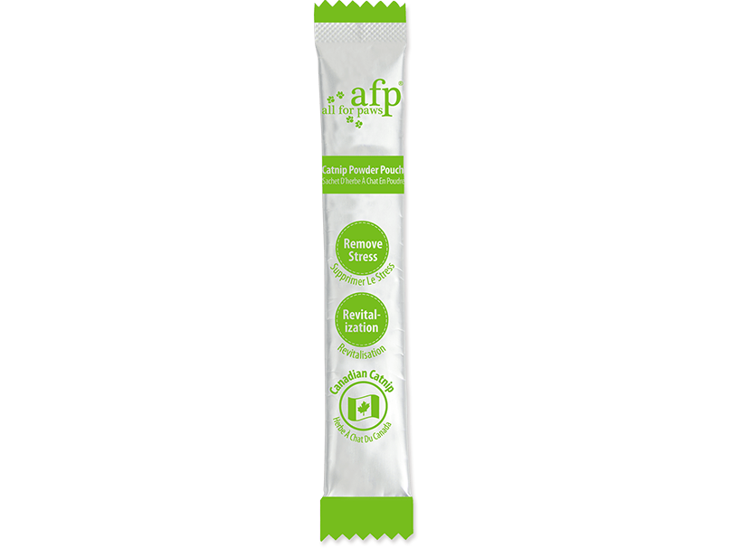 AFP(All For Paws) Green Rush - Catnip Powder Pouch with Toy
