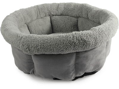 AFP(All For Paws) Lamb-Cuddle Bed Grey