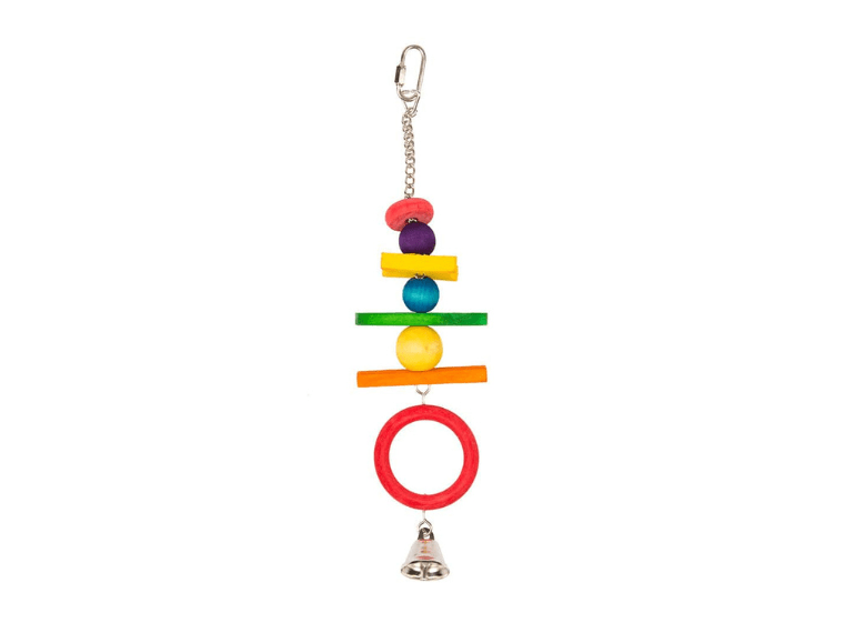 Acrobat with Colourful Wooden Cubes (38 cm)
