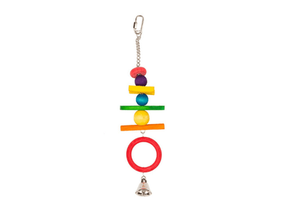 Acrobat with Colourful Wooden Cubes (38 cm)