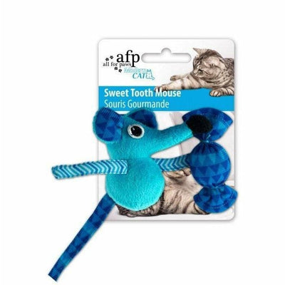All For Paws (AFP)-Blue Sweet Tooth Mouse Cat Toy