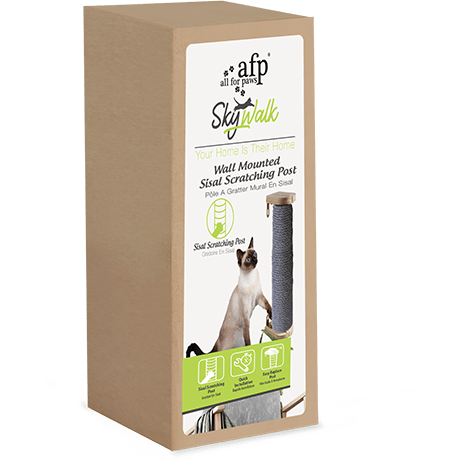 AFP Skywalk - Wall Mounted Sisal Scratching Post – Pets Qatar
