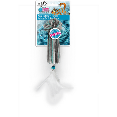 All For Paws (AFP) Knotty Habit - Yarn Octopus Feather