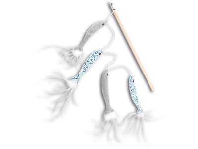 All For Paws (AFP) Vintage - Fish Wand