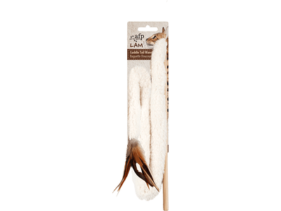 All for Paws (AFP) Lambswool - 30" Cuddle Tail Wand