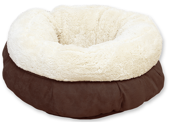 All for Paws (AFP) Lambswool - Donut Bed - Brown