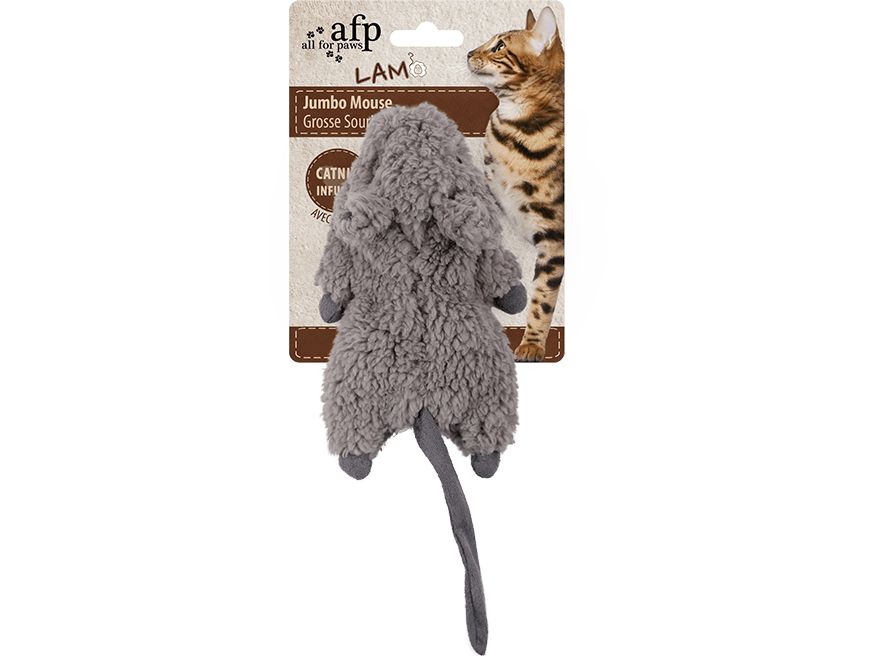 All for Paws (AFP) Lambswool - Jumbo Crinkle Catnip Rodent