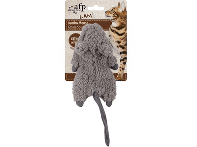 All for Paws (AFP) Lambswool - Jumbo Crinkle Catnip Rodent