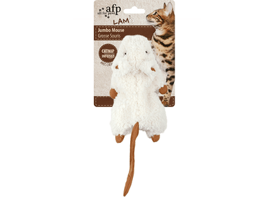 All for Paws (AFP) Lambswool - Jumbo Crinkle Catnip Rodent