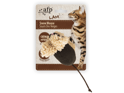 All for Paws (AFP) Lambswool - Snow Mouse