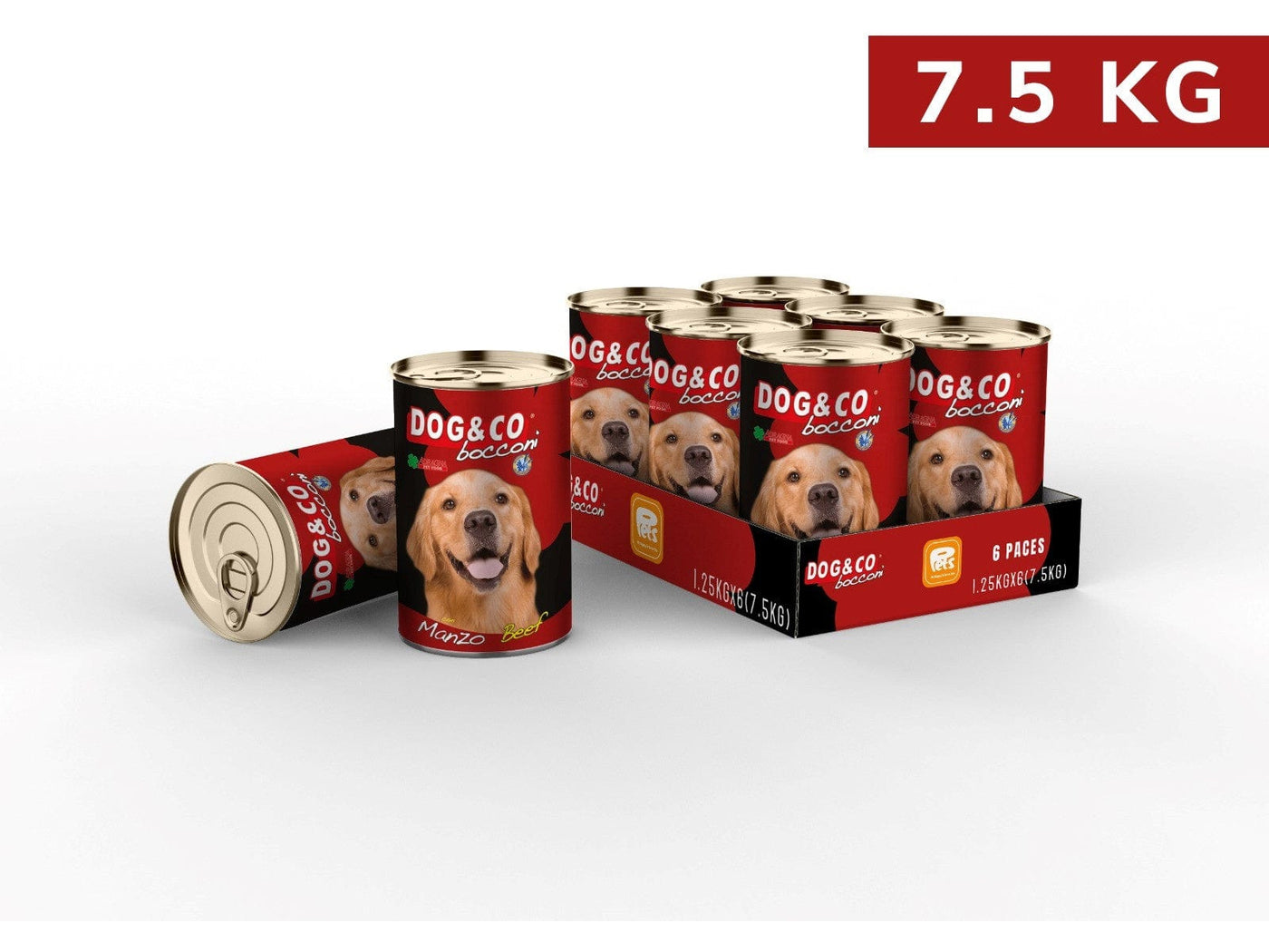 Dog&Co Beef 1.25kgX6cans