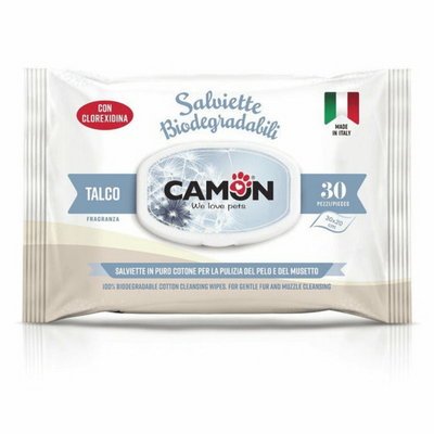 Biodegradable Cotton Cleansing Wipes - Baby Powder (30 pcs)