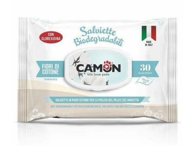 Biodegradable Cotton Cleansing Wipes - Cotton Flower (30 pcs)