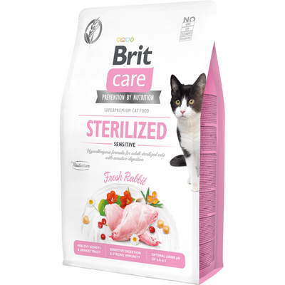 Brit Care Cat Grain-Free Sterilized Sensitive, 2 kg Front image