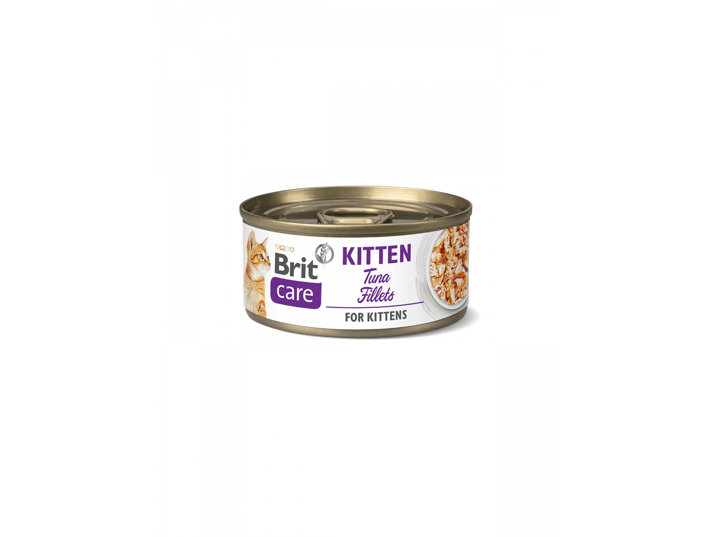 Brit Care Cat Kitten. Tuna Fillets 24x70g.