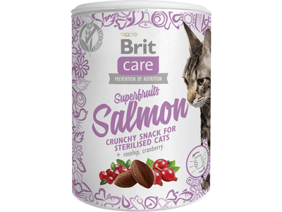 Brit Care Cat Snack Superfruits Salmon 100 g