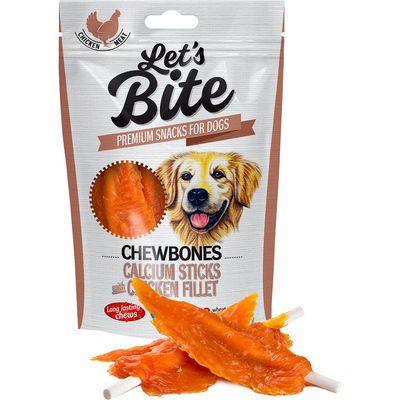 Brit Let´s Bite Chewbones. Calcium Sticks with Chicken Fillet 300 g