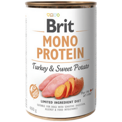 Brit Mono Protein Turkey & Sweet Potato 400 g