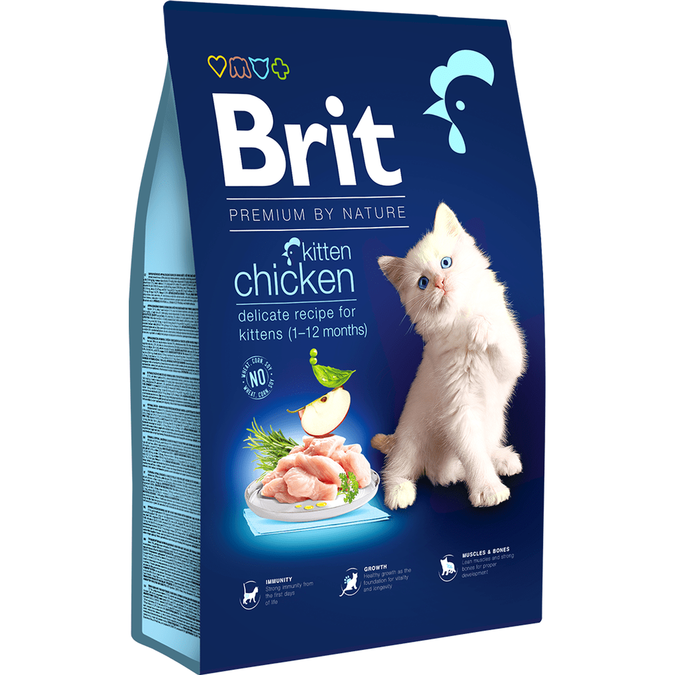 Brit Premium by Nature Cat- Kitten Chicken 1.5kg