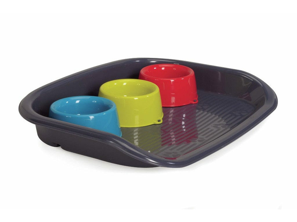 Food Tray With 3 Bowls