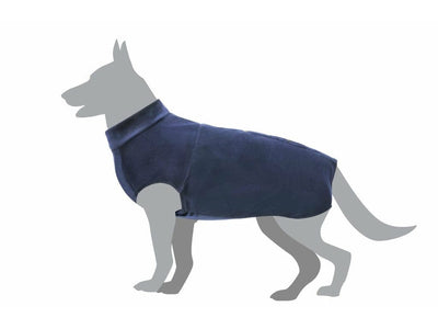 Dog shirt for post-operative care - BLUE