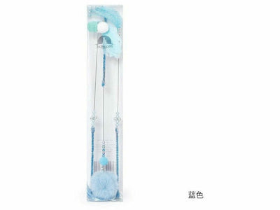 CAT TOY Blue - Interactive Cat Wand Toy Set
