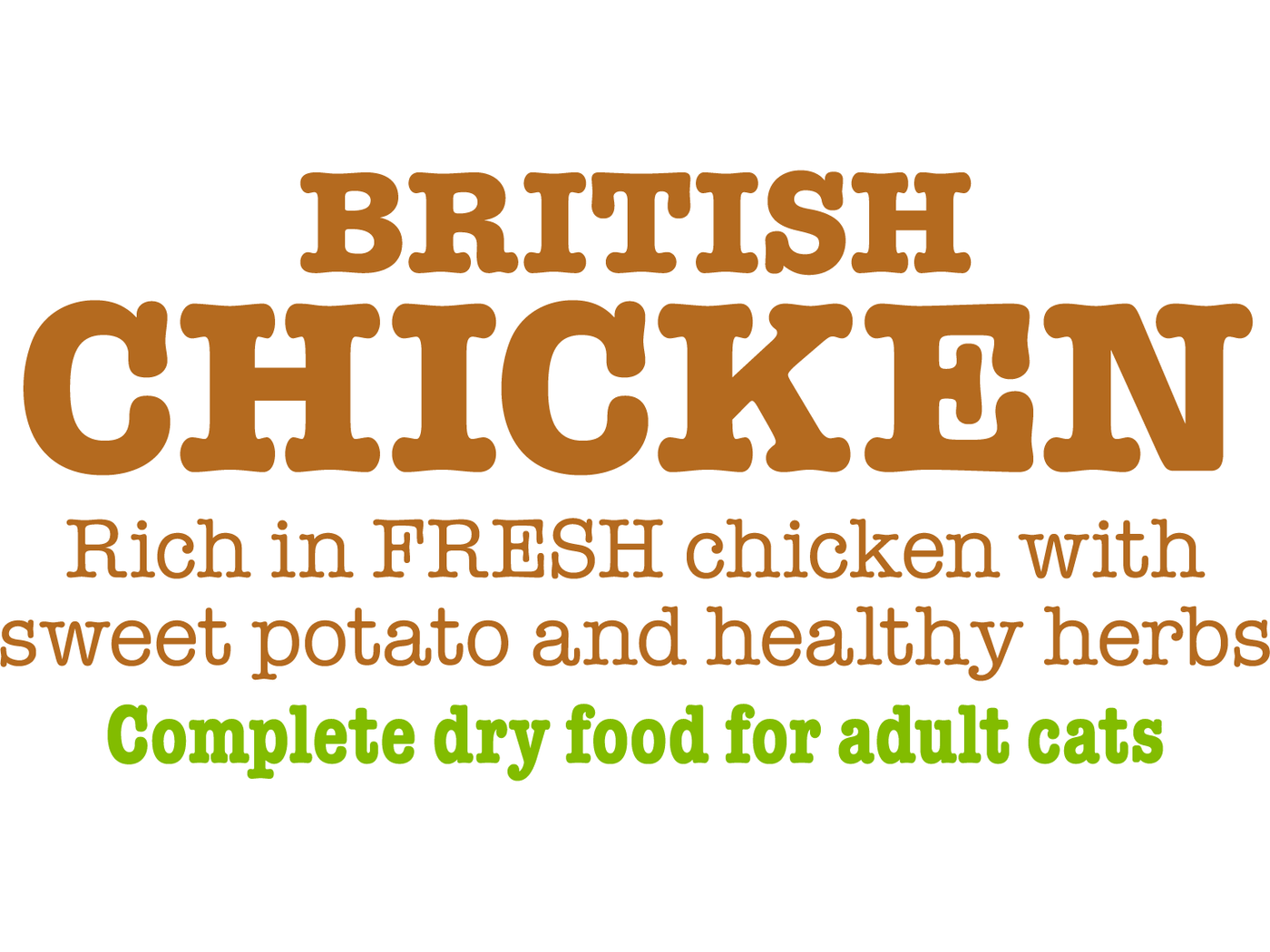 British Chicken Complete dry food for Adult Cats 375gm /Little BigPaw