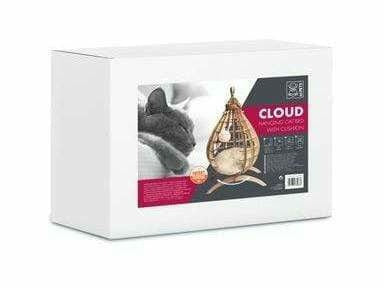 CLOUD CAT BED WITH CUSHION BROWN